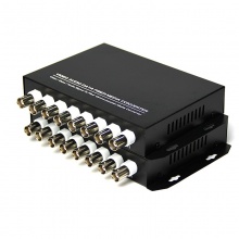 汤湖TH-MN8V 8路纯视频光端机单模单纤FC口20KM 1对