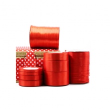 红色丝带包装布条礼品带子绸带 宽2cm