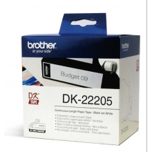 brother/兄弟DK-22205白底黑字标签机色带 （62mm×30.48m）热敏纸质 