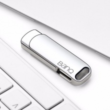 banq 128GB USB3.0 U盘 F61高速版 银色 全金属两用优盘