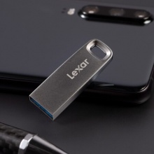 雷克沙（Lexar）128GB USB3.1 U盘 M45 银色 金属外壳
