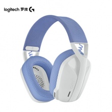 罗技（G）G435 无线头戴式游戏耳机 蓝牙耳机 虚拟7.1环绕声电脑手机电竞耳机耳麦 LOL吃鸡FPS听声辩位 白色