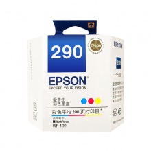 爱普生（EPSON）T289/T290黑彩套装 （适用WF-100/110机型）打印页数：约450