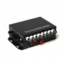 汤湖TH-MN8V 8路纯视频光端机单模单纤FC口20KM 1对