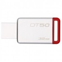 金士顿DT50 32G金属U盘 红色