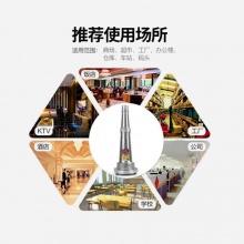 华消 消防水枪头消防水带专用枪头 内扣式直流消防水枪65MM口径 (2.5寸）带3c年检