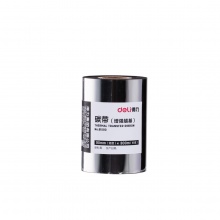 得力(deli)90mm*300m热转印 打印碳带 增强蜡基碳带81503（单支装）