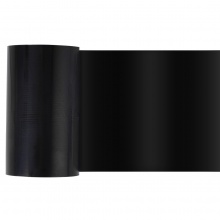 得力(deli)110mm*300m热转印条码机标签机蜡基碳带81522（单卷装）