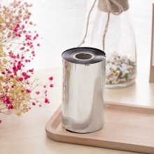 得力(deli)110mm*300m热转印条码机标签机蜡基碳带81522（单卷装）