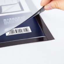 得力（deli） 软铁强吸磁性展示贴 公告栏通知贴纸 50871 A4/297*210mm