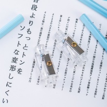 得力68655电动卷笔刀笔刨替芯(透明本色)(2只/卡)