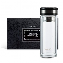 得力（deli）8988玻璃杯(透明)(只)320ml