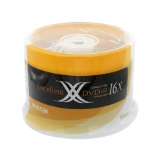 铼德(RITEK) X系列 DVD+R 16速4.7G 空白光盘桶装50片