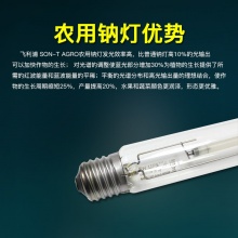 Philips/飞利浦高压钠灯 农用钠灯SON-T AGRO 400W农用钠灯光源 植物补光