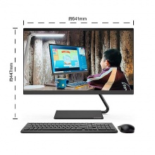 联想AIO 逸-24IWL 十代英特尔酷睿i5 23.8英寸一体台式机 黑色