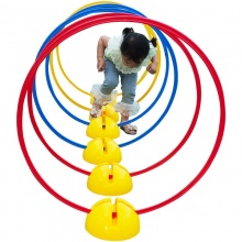 儿童跨栏钻洞游戏道具幼儿园体智能户外钻圈感统训练趣味运动器材