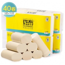 斑布(BABO) 本色卫生纸 无漂白竹浆  70g/40卷