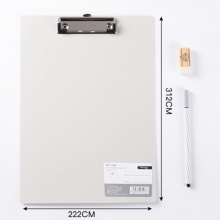文谷(wengu)a4夹板文具 文件夹板板夹写字夹板加厚 快劳夹垫板文件收纳 4个装PPF3-18