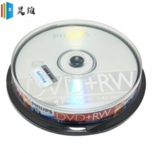 光盘 可擦写 DVD RW 4X 4.7G  (10片)+光盘袋