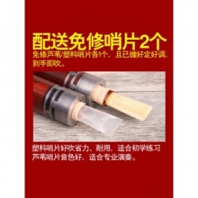 管子乐器 单管/大管 筚篥 调式齐全 犀角檀木小G调