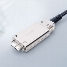 FIBBR 光纤USB 3.0移动硬盘数据线AM/MicroB用于工业打印相机器人视觉检测远程存储设备