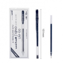 三菱(Uni) UM-100(黑)盖帽式中性水笔0.5mm 10支/盒