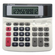佳能（Canon）WS-220H 会计出纳财务办公台式计算器12位电子商务型太阳能计算机