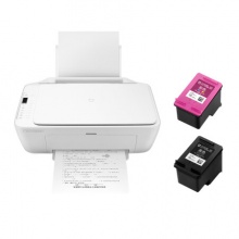 小米 米家墨盒照片打印机（双墨盒套装）家用 彩色/打印/复印/扫描多功能一体机 手机APP无线打印