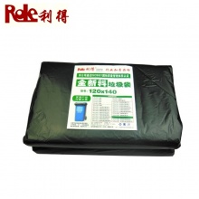 利得 全新料加厚垃圾袋(绿字) 120*140cm 50个/包 黑色